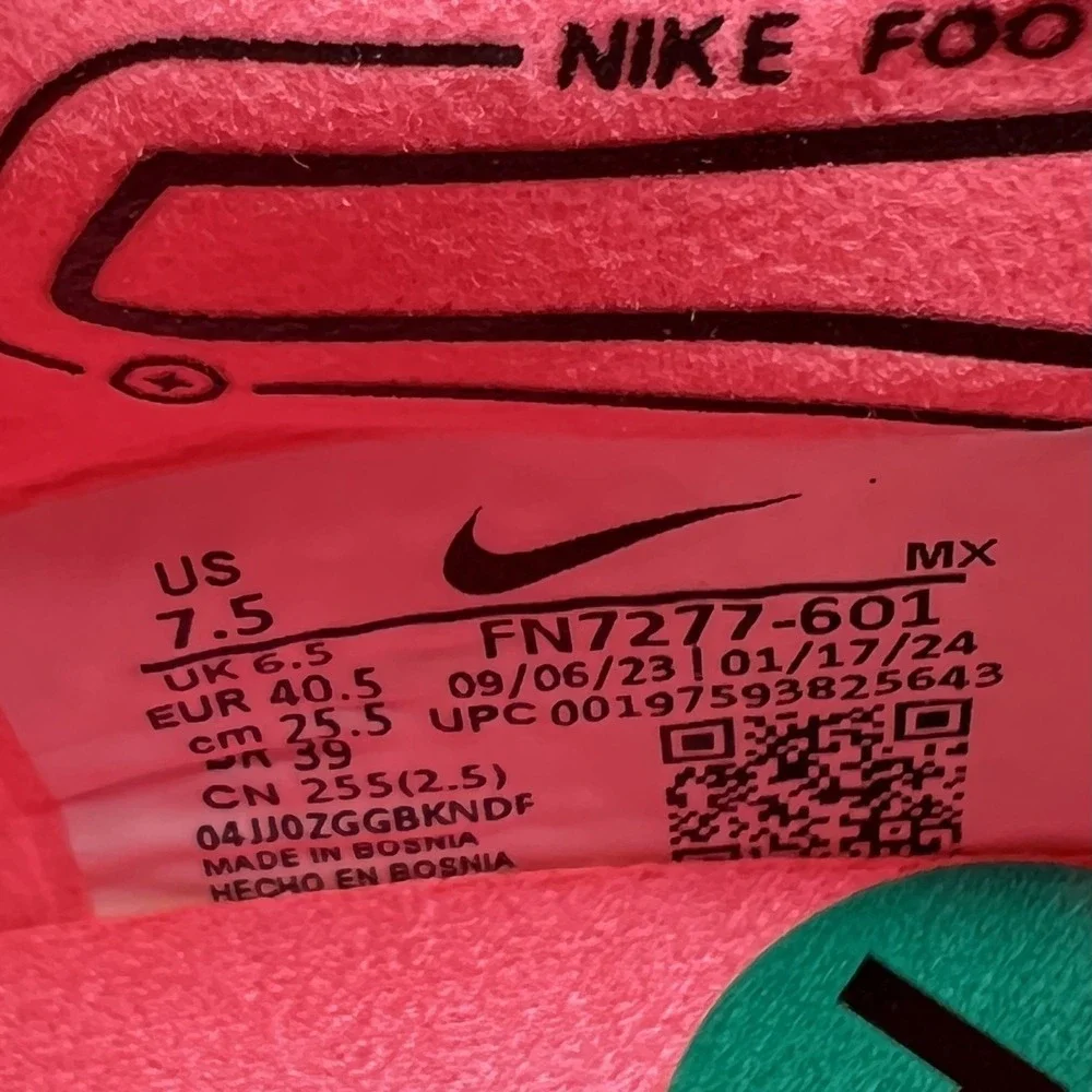 Nike Legend 10 Elite SG Pro ACC Pink FN7277-601 Soccer Cleats Men 6 Wmns 7.5 New